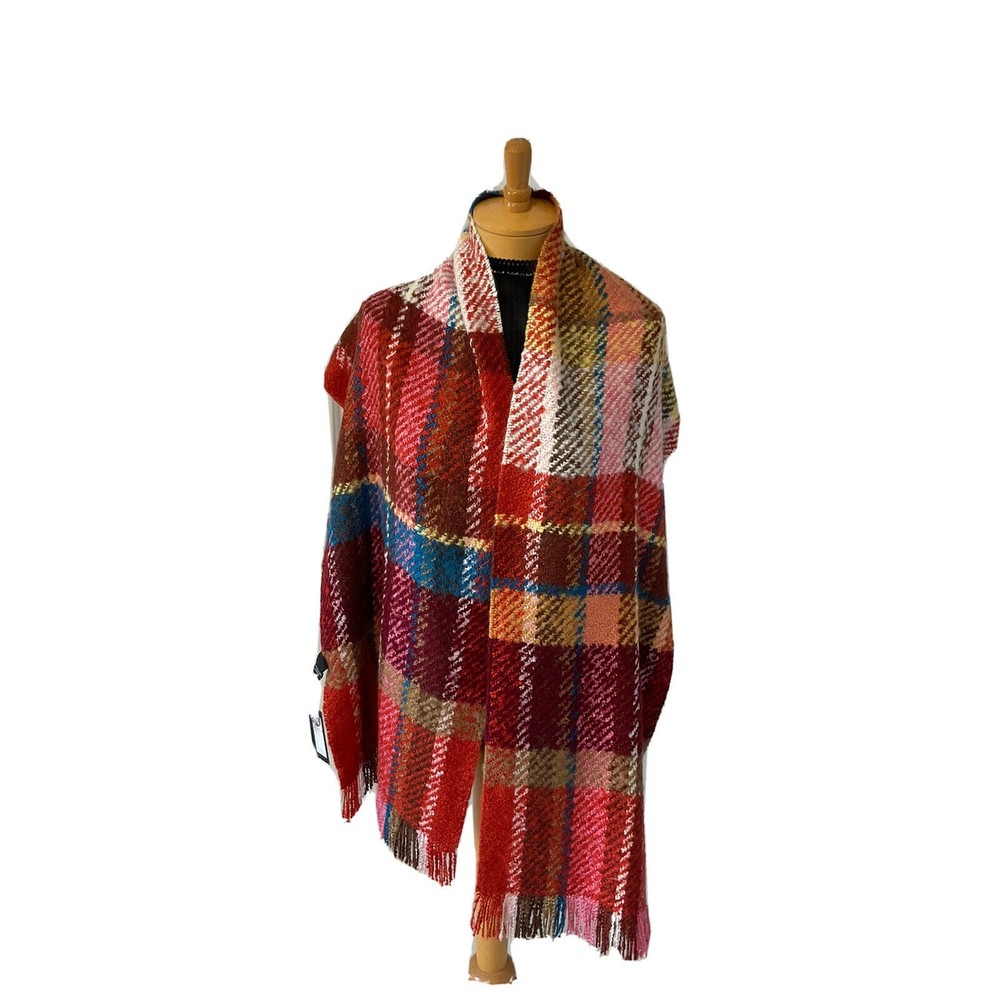 FRAAS The Scarf Co. Woman’s Blanket Wrap Orange One Size Made In Germany NEW